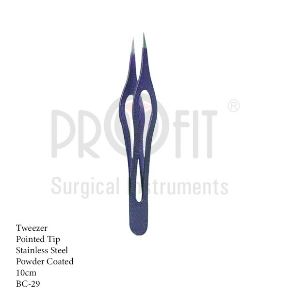 professional-precision-and-general-tweezers-pointed-tip-powder-color-coated-size-10-cm-bc-29
